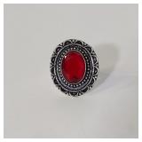 SZ 7 GARNET RING