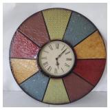 21" DECORATIVE TIN WALL CLOCK