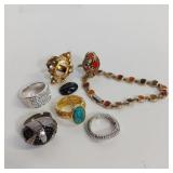 ASSORTED RINGS 5