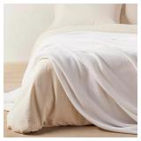 KING MICRO WAFFLE BED BLANKET