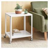 19" ROLLING SIDE TABLE