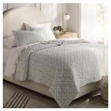 QUEEN 3PC MATELASSE QUILT SET