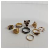 ASSORTED RINGS