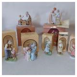 7X TREASURED MEMORIES FIGURINES