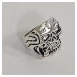 SZ 7.5 SKULL RING