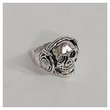 SZ 8 SKULL RING