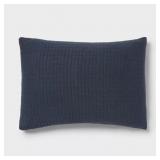 KING NAVY JERSEY COTTON SHAM