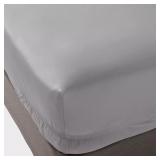 QUEEN 400TC COTTON SATEEN FITTED SHEET