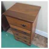 36" 4-DRAWER WOOD DRESSER