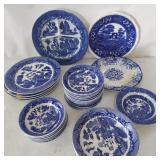 BLUE WILLOW DISHES