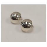 925 STERLING BALL POST EARRINGS