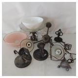 VINTAGE LIGHT SHADES, PARTS