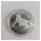 2016 FINE SILVER CANADIAN $100 COIN
