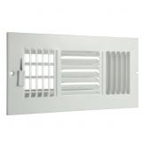 RELIABILT 10X4 3-WAY SIDEWALL REGISTER
