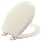 BEMIS ROUND WOOD TOILET SEAT