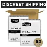 52CT L-XL DISPOSABLE UNDERWEAR