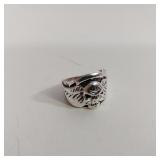 SZ 7.5 SKULL RING