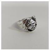 SZ 8 SKULL RING