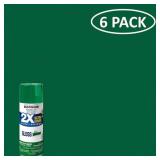 6PK ULTRA GLOSS GREEN OIL SPRAY PAINT