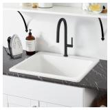 ACRYLIC DUAL-MOUNT LAUNDRY SINK