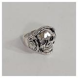 SZ 8 SKULL RING