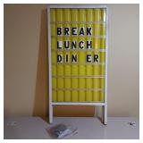 SANDWICH BOARD SIGN