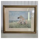18.5X15.5 PICTURE FRAME W/ PRINT