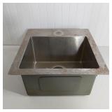 STAINLESS STEEL DUAL MOUNT BAR SINK
