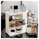 DESKTOP ORGANIZER W/ ROTATING DRAWERS