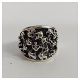 SZ 10 SKULL RING