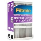 2PK 16X20X4 MERV 12 AIR FILTERS