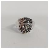 SZ 9.5 INDIAN HEAD RING