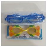 2X SWIMLINE GOGGLES