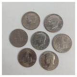ASSORTED US HALF DOLLAR COINS