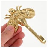 5" GOLD BEE WALL HOOK
