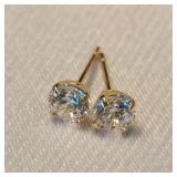 10K GOLD STUD EARRINGS 3MM