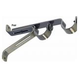 PAIR DOUBLE WALL BRACKETS