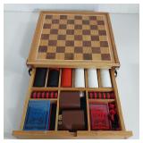 VINTAGE MARLBORO WOODEN GAME BOARD SET