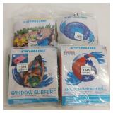 4X SWIMLINE INFLATABLE POOL TOYS