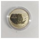 FINE SILVER $20 CANADIAN COIN