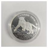 2016 FINE SILVER CANADIAN $100 COIN