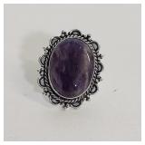 SZ 8 AMETHYST RING