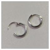 925 STERLING SILVER HOOPS