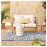 5X7 WOVEN OUTDOOR AREA RUG