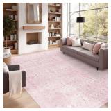 6X9 VINTAGE STYLE BOHO LOW-PILE AREA RUG