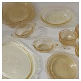 YELLOW DEPRESSION GLASS