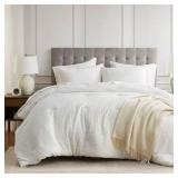 2PC TWIN XL WAFFLE WEAVE COMFORTER SET