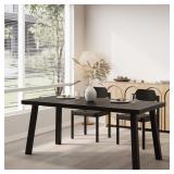 69" WOODEN DINING TABLE