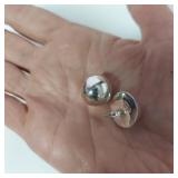 925 STERLING BALL POST EARRINGS