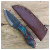 DAMASCUS STEEL FIXED BLADE KNIFE